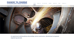 Desktop Screenshot of manormarine.co.uk
